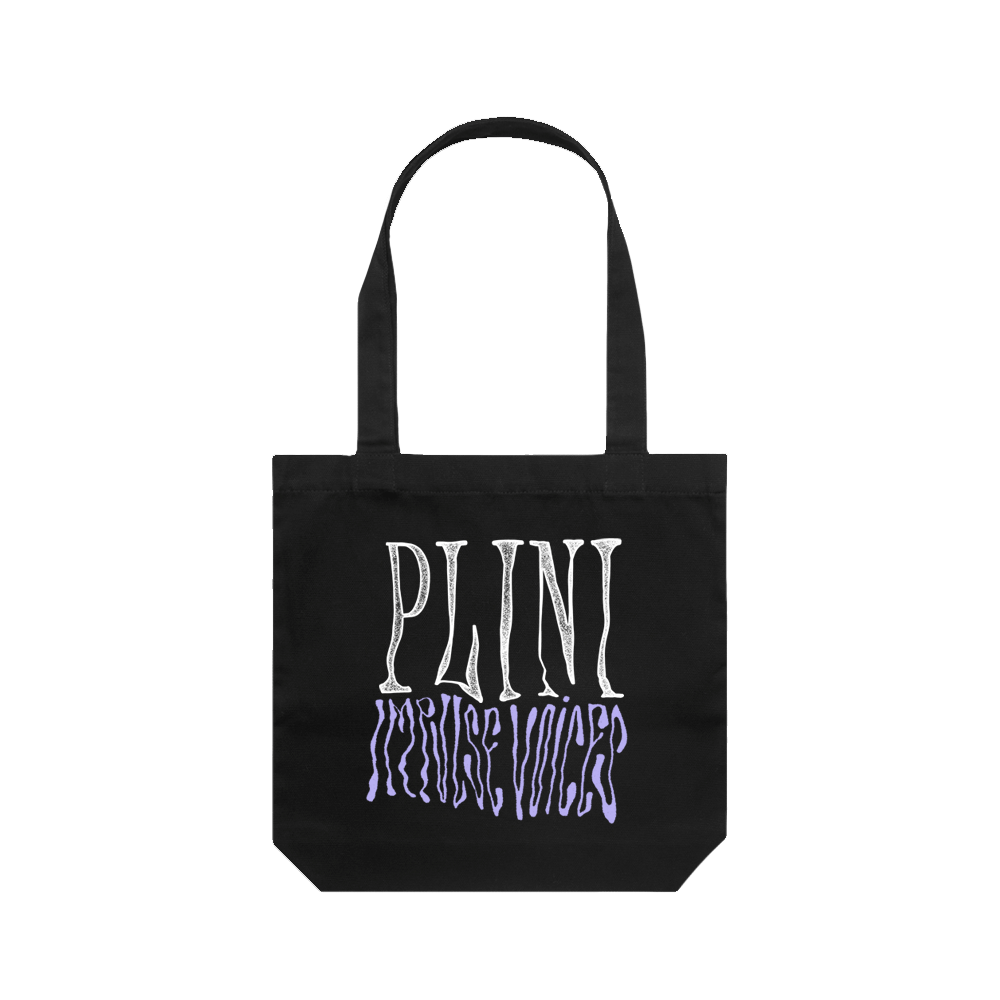 Glitch Tote Bag - Black