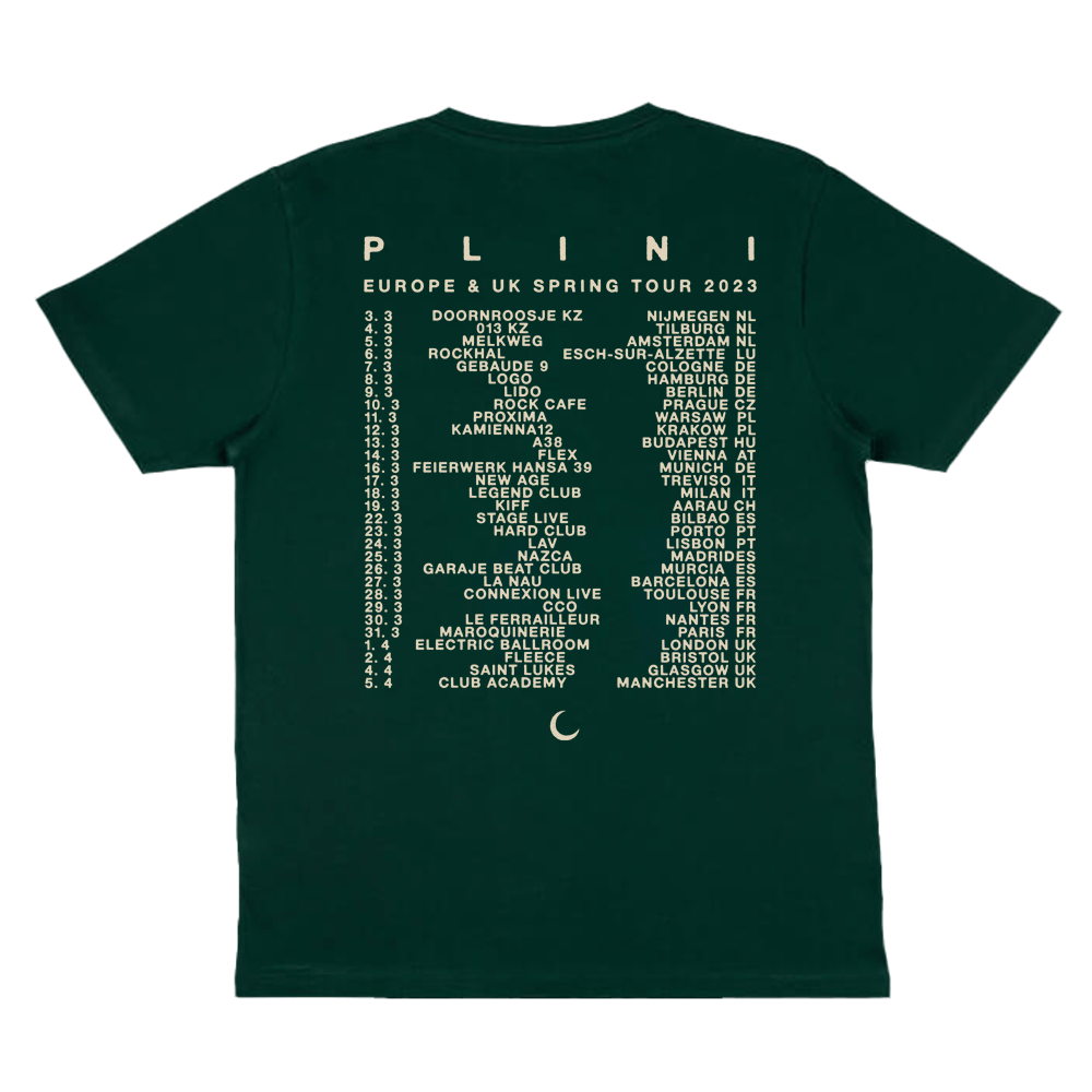 EU & UK Spring Tour 23 T-Shirt - Bottle Green