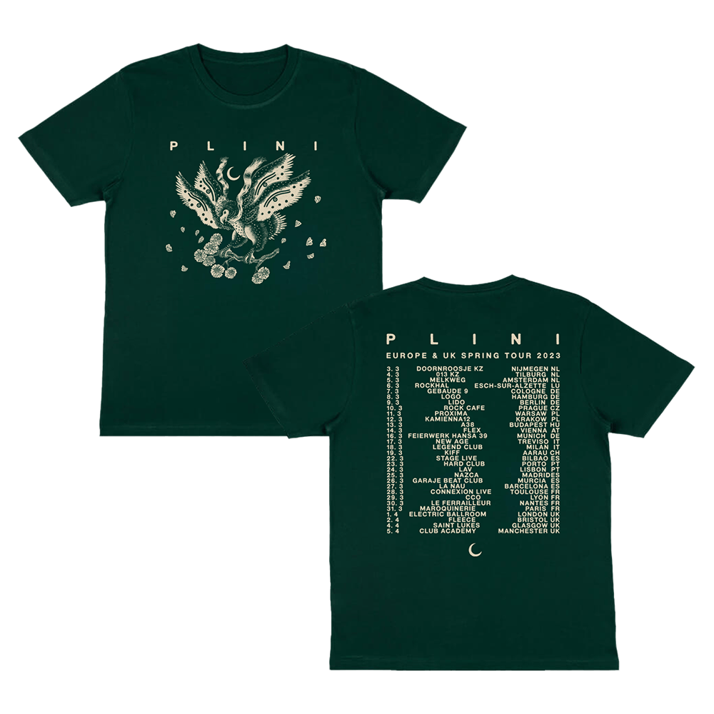 EU & UK Spring Tour 23 T-Shirt - Bottle Green