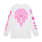 Pink Mosaic Longsleeve - White