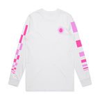 Pink Mosaic Longsleeve - White