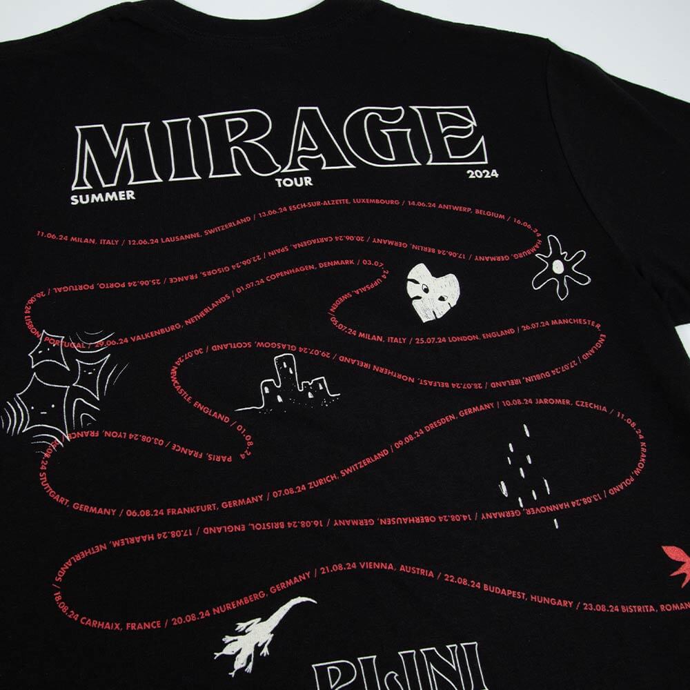 Mirage EU Tour 2024 Tee - Black