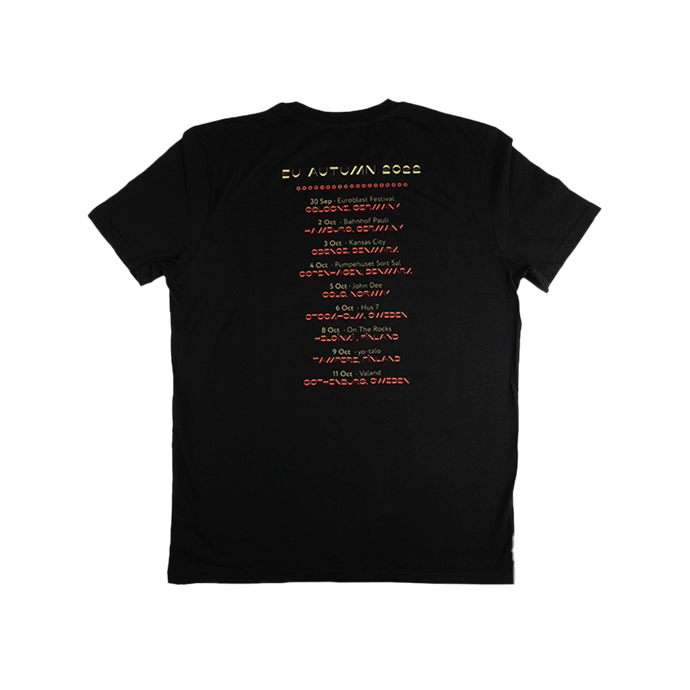 EU Autumn 2022 Tour Tee - Black